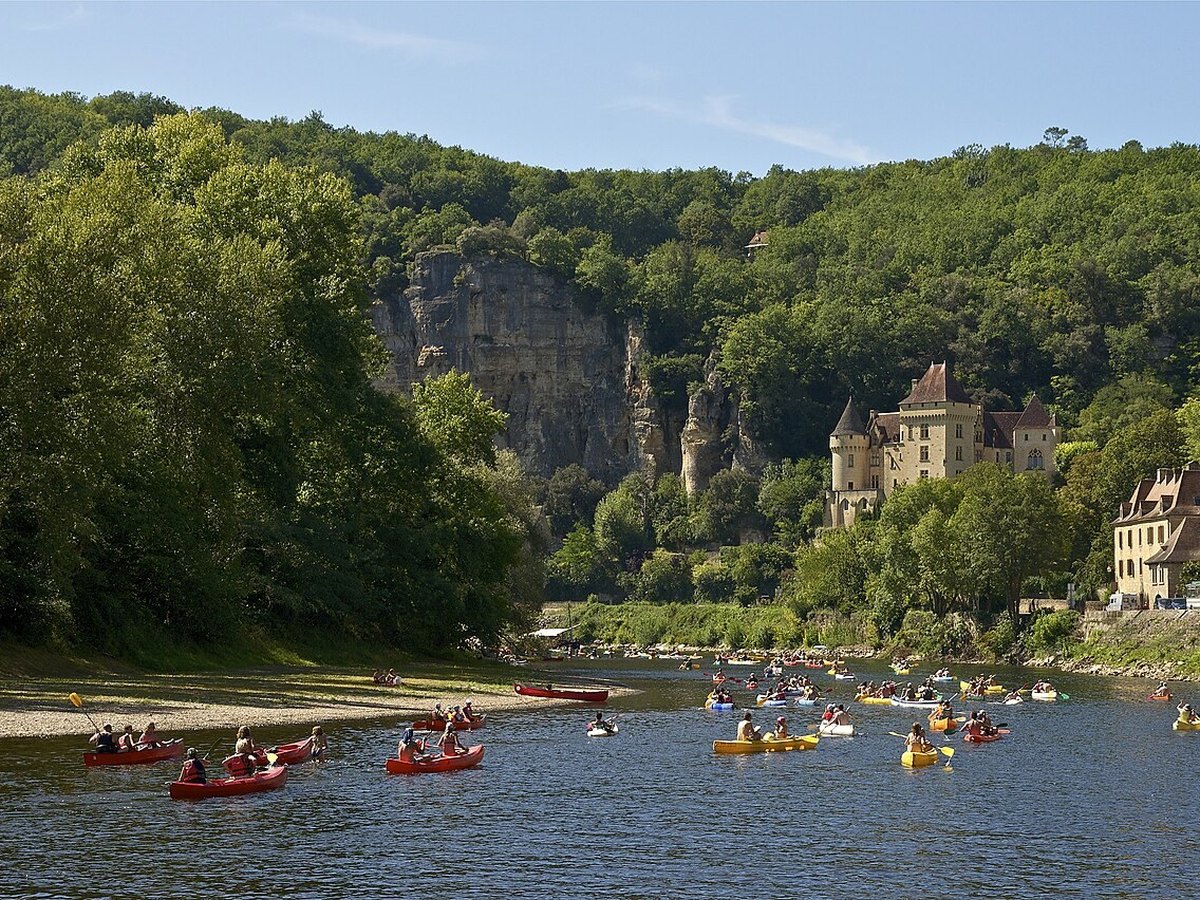 Kano's op de Dordogne