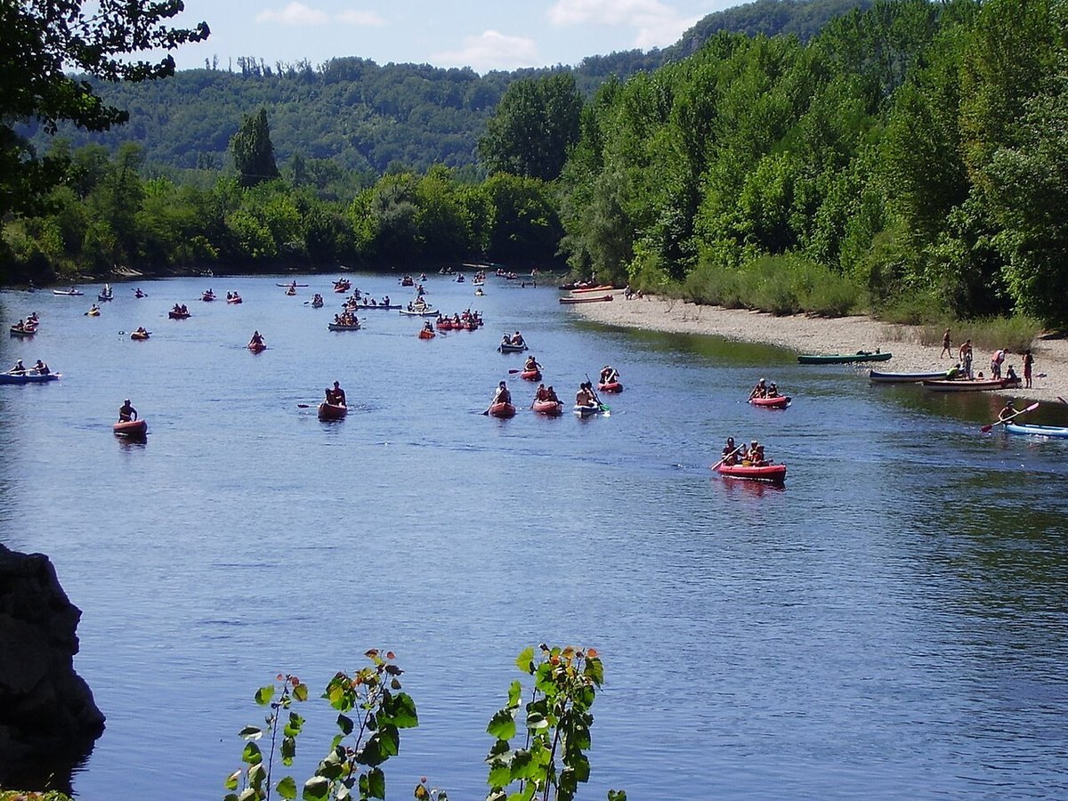 De rivier bij La Roque-Gageac
