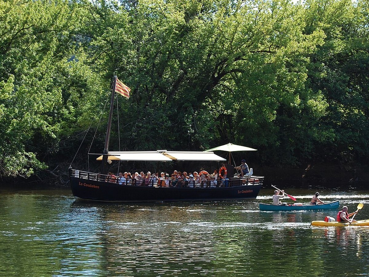 Gabare op de Dordogne