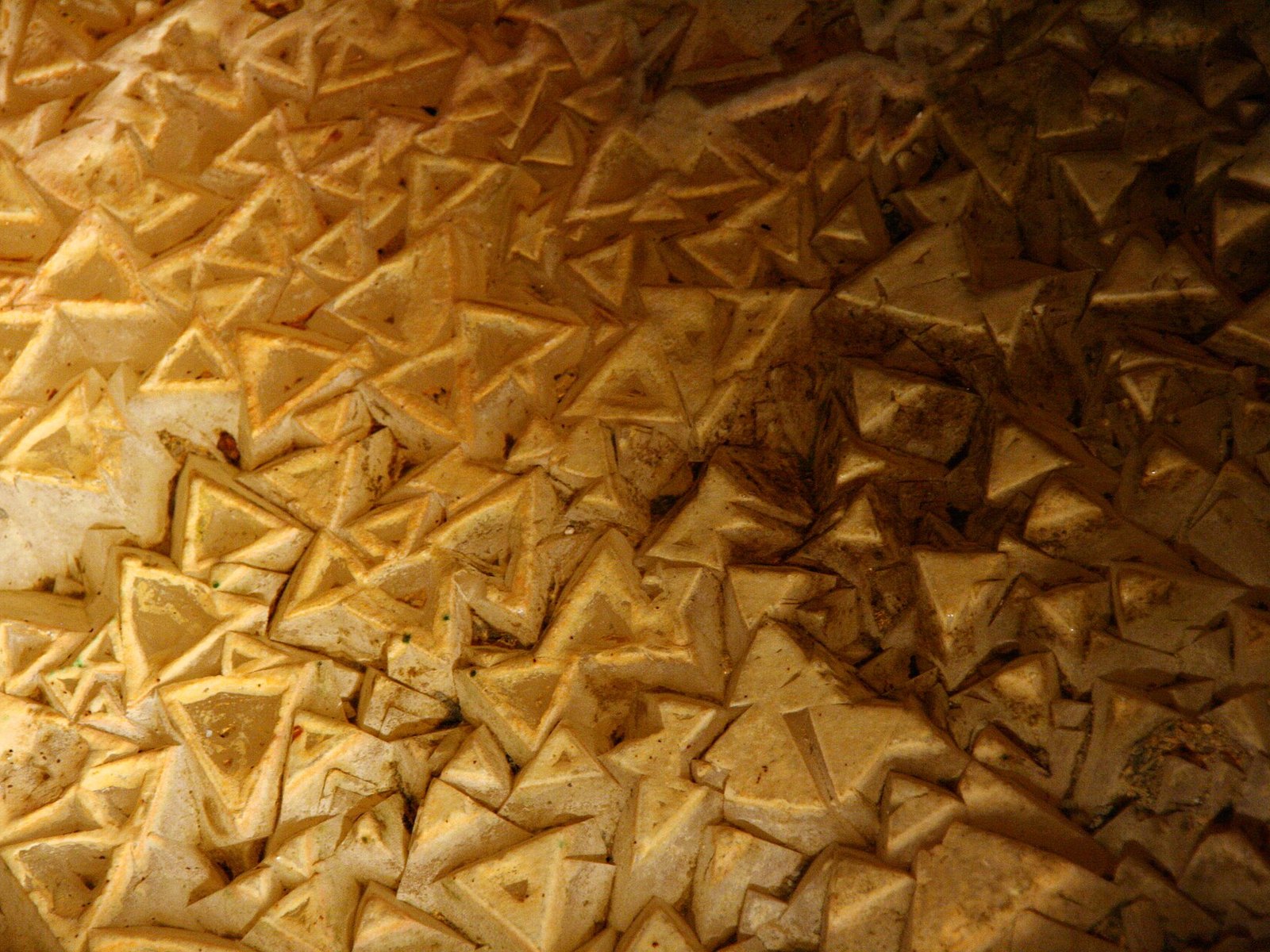 Zeldzame kristalconcreties