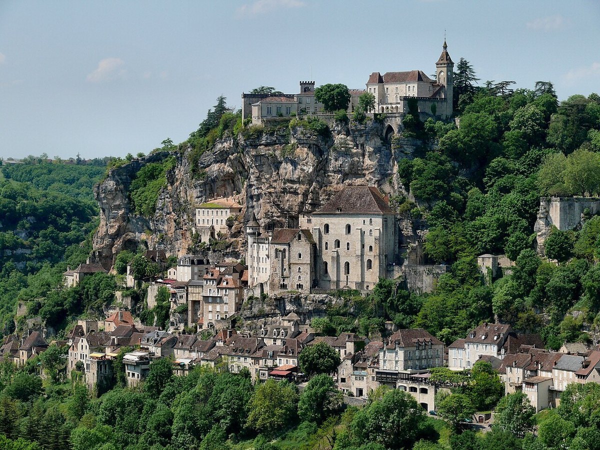 Rocamadour tegen de klif